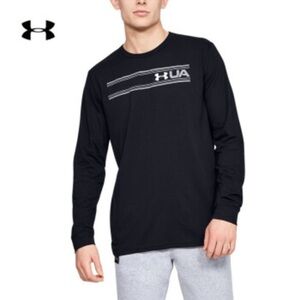 2/40$ Men’s UNDER ARMOUR black long sleeves‎ Tee-Shirt size Larger medium